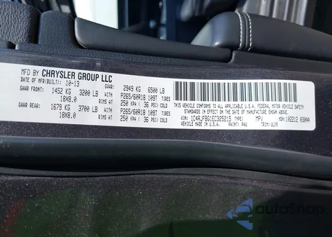 2014 Jeep Grand Cherokee Limited из США, поврежденный, VIN 1C4RJFBG1EC325215